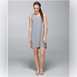 Lululemon Salutation To Savasana Dress in Heathered Medium Grey Size 6